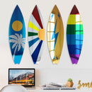 Surfboard Mirror Wall Decor Surfboard Mirror Wall Decor