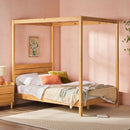 Isla Solid Wood Canopy Bedframe Collection Isla Solid Wood Canopy Bedframe Collection