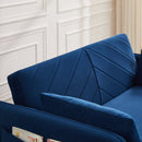 " Sleeper Sofa Bed w/USB Port, 3-in-1 adjustable sleeper with pull-out bed, 2 lumbar pillows and side pocket, soft velvet convertible sleeper sofa bed, suitable for living room bedroom " Sleeper Sofa Bed w/USB Port, 3-in-1 adjustable sleeper with pull-out bed, 2 lumbar pillows and side pocket, soft velvet convertible sleeper sofa bed, suitable for living room bedroom