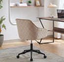 Walker Edison | Quilted Velvet Office Desk Chair Walker Edison | Quilted Velvet Office Desk Chair