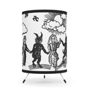 "Dance With The Devil" Tripod Table Lamp "Dance With The Devil" Tripod Table Lamp