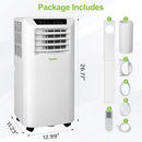 10,000 BTU Smart WiFi Portable Air Conditioner – 3-in-1 AC, Dehumidifier & Fan with 24H Timer, Remote Control, Easy Window Kit – Cools Up to 450 Sq. Ft. for Bedroom, Living Room, Home Office 10,000 BTU Smart WiFi Portable Air Conditioner – 3-in-1 AC, Dehumidifier & Fan with 24H Timer, Remote Control, Easy Window Kit – Cools Up to 450 Sq. Ft. for Bedroom, Living Room, Home Office