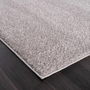 Judy Solid Gray Washable Shag Rug Judy Solid Gray Washable Shag Rug