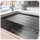 Zeek 32" Undermount / Drop-In Single Bowl Workstation Kitchen Sink ZH-LD32 Zeek 32" Undermount / Drop-In Single Bowl Workstation Kitchen Sink ZH-LD32