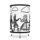 "Dance With The Devil" Tripod Table Lamp "Dance With The Devil" Tripod Table Lamp