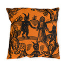 "Dance with the Devil" Outdoor Throw Pillows "Dance with the Devil" Outdoor Throw Pillows