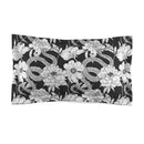 "Garden in Gray" Deluxe Microfiber Pillow Sham "Garden in Gray" Deluxe Microfiber Pillow Sham