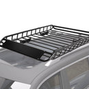 Universal Roof Rack Basket 45 x 36 Inches Rooftop Cargo Carrier Rack, 150 lbs for SUV, Truck & Car - Black Luggage Holder Universal Roof Rack Basket 45 x 36 Inches Rooftop Cargo Carrier Rack, 150 lbs for SUV, Truck & Car - Black Luggage Holder