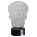 "Day of the Dead Skull" 3D Decorative Sign LED Light "Day of the Dead Skull" 3D Decorative Sign LED Light