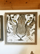 White Tiger - Mosaic Animal Art White Tiger - Mosaic Animal Art