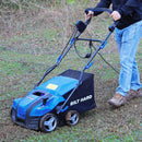 BILT HARD 15 Amp Electric Dethatcher & Scarifier: 16" Width, 14.5-Gallon Bag, 2-in-1 Walk-Behind Lawn Tool BILT HARD 15 Amp Electric Dethatcher & Scarifier: 16" Width, 14.5-Gallon Bag, 2-in-1 Walk-Behind Lawn Tool