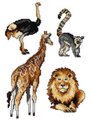 "Exotic Animals" 174CS Counted Cross-Stitch Kit "Exotic Animals" 174CS Counted Cross-Stitch Kit
