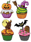 "Halloween Cupcakes" 175CS Counted Cross-Stitch Kit "Halloween Cupcakes" 175CS Counted Cross-Stitch Kit
