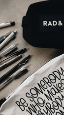 "Be Somebody" White Tyvek Zipper Pouch "Be Somebody" White Tyvek Zipper Pouch