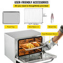 Heavy Duty Commercial Stainless Steel Countertop Convection Toaster Oven (SAK51683) Heavy Duty Commercial Stainless Steel Countertop Convection Toaster Oven (SAK51683)