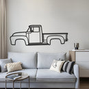 1956 F-100 Metal Car Wall Art - MT0043 1956 F-100 Metal Car Wall Art - MT0043
