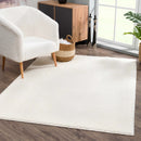 Judy White Washable Area Rug Judy White Washable Area Rug
