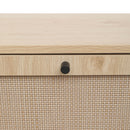 Walker Edison | Rattan 5 Door Shoe Rack Walker Edison | Rattan 5 Door Shoe Rack