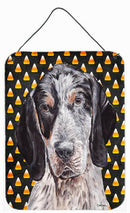 Blue Tick Coonhound Candy Corn Halloween Wall or Door Hanging Prints SC9649DS1216 Blue Tick Coonhound Candy Corn Halloween Wall or Door Hanging Prints SC9649DS1216