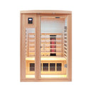 Premium 2-Person Low EMF FAR-Infrared Heat Wood Home Personal Spa Sauna With Ceramic Heaters, 1760W (SAK25714) Premium 2-Person Low EMF FAR-Infrared Heat Wood Home Personal Spa Sauna With Ceramic Heaters, 1760W (SAK25714)