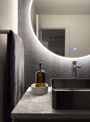 Zeek 36" Round Backlit LED Lighted Bathroom Wall Mirror Circular Acrylic Edge MARD36 Zeek 36" Round Backlit LED Lighted Bathroom Wall Mirror Circular Acrylic Edge MARD36