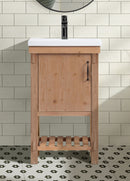 Marina 20" Bathroom Vanity Driftwood Finish Marina 20" Bathroom Vanity Driftwood Finish