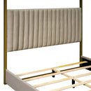 Walker Edison | Queen Size Upholstery Canopy Platform Bed Walker Edison | Queen Size Upholstery Canopy Platform Bed