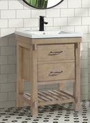 Marina 24" Bathroom Vanity Weather Fir Finish Marina 24" Bathroom Vanity Weather Fir Finish