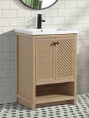 Selena 24" Bathroom Vanity Oak Selena 24" Bathroom Vanity Oak