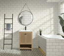 Selena 24" Bathroom Vanity Oak Selena 24" Bathroom Vanity Oak