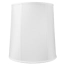 12x14x15 White Shantung Fabric Drum Lampshade 12x14x15 White Shantung Fabric Drum Lampshade