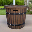 25" Round 40K BTU Liquid Propance Concrete Fire Pit (SAK88764) 25" Round 40K BTU Liquid Propance Concrete Fire Pit (SAK88764)