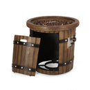 25" Round 40K BTU Liquid Propance Concrete Fire Pit (SAK88764) 25" Round 40K BTU Liquid Propance Concrete Fire Pit (SAK88764)