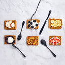 KNORK Coated 5-Piece Place Set, Matte Black KNORK Coated 5-Piece Place Set, Matte Black