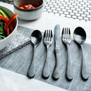 KNORK Coated 5-Piece Place Set, Matte Black KNORK Coated 5-Piece Place Set, Matte Black