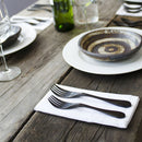 KNORK Coated 5-Piece Place Set, Matte Black KNORK Coated 5-Piece Place Set, Matte Black