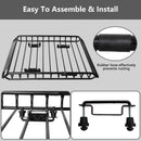 Universal Roof Rack Basket 45 x 36 Inches Rooftop Cargo Carrier Rack, 150 lbs for SUV, Truck & Car - Black Luggage Holder Universal Roof Rack Basket 45 x 36 Inches Rooftop Cargo Carrier Rack, 150 lbs for SUV, Truck & Car - Black Luggage Holder