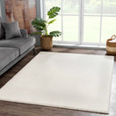 Judy White Washable Area Rug Judy White Washable Area Rug