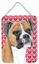 Boxer Hearts Love and Valentine's Day Portrait Wall or Door Hanging Prints Boxer Hearts Love and Valentine's Day Portrait Wall or Door Hanging Prints