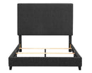 Walker Edison | Queen Size Charcoal Grey Upholstered Platform Bed Walker Edison | Queen Size Charcoal Grey Upholstered Platform Bed