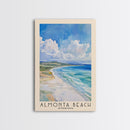 Almonta Beach, Australia Watercolor Beach Print, Vacation Gift, Australia Wall Art, Framed Canvas Print, Framed Beach Painting Almonta Beach, Australia Watercolor Beach Print, Vacation Gift, Australia Wall Art, Framed Canvas Print, Framed Beach Painting
