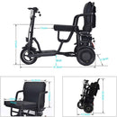 EZG 3-Wheel Electric Heavy Duty Lightweight Powered Mobility Scooter For Adults, 280LBS (SAK47361) EZG 3-Wheel Electric Heavy Duty Lightweight Powered Mobility Scooter For Adults, 280LBS (SAK47361)