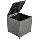 Walker Edison | Outdoor 6-Piece Wicker Storage Sofa Set Walker Edison | Outdoor 6-Piece Wicker Storage Sofa Set