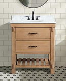 Marina 30" Bathroom Vanity Driftwood Finish Marina 30" Bathroom Vanity Driftwood Finish