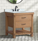 Marina 30" Bathroom Vanity Driftwood Finish Marina 30" Bathroom Vanity Driftwood Finish