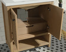 Selena 30" Bathroom Vanity Oak Selena 30" Bathroom Vanity Oak