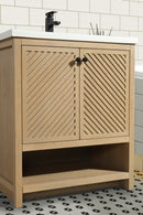 Selena 30" Bathroom Vanity Oak Selena 30" Bathroom Vanity Oak