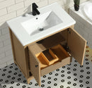 Selena 30" Bathroom Vanity Oak Selena 30" Bathroom Vanity Oak