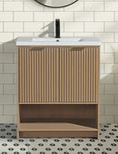 San Diego 30" Freestanding Bathroom Vanity Oak San Diego 30" Freestanding Bathroom Vanity Oak