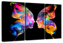Abstract Butterfly Faces Wall Art Abstract Butterfly Faces Wall Art